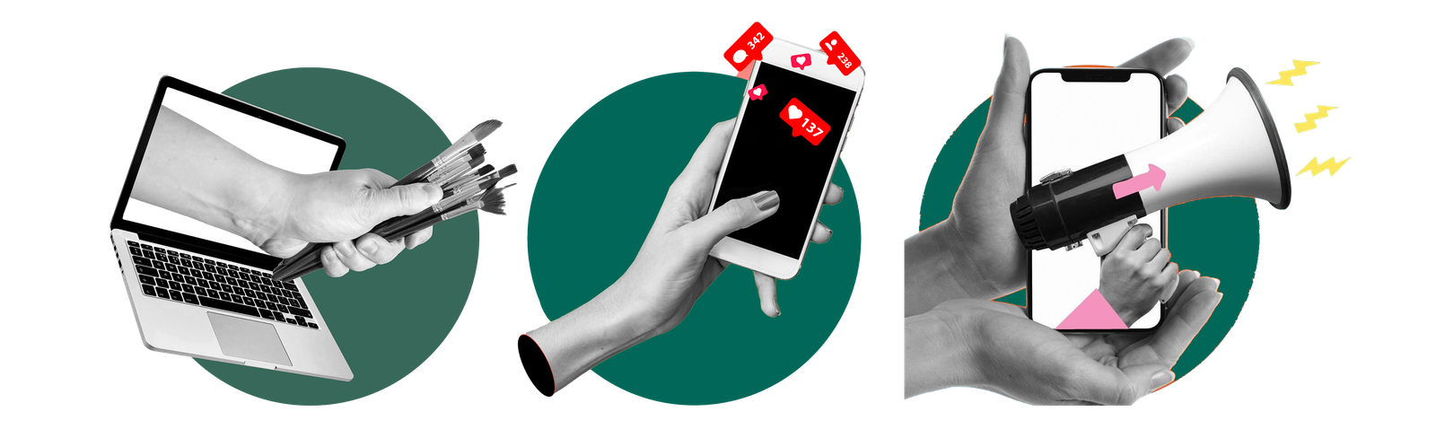 iconografia delle tre categorie "studio"